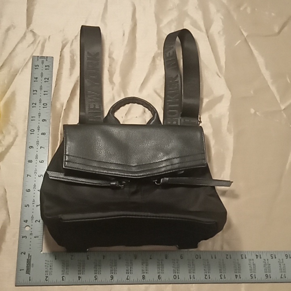 Botkier Black Backpack Structured Design - Picture 3 of 8